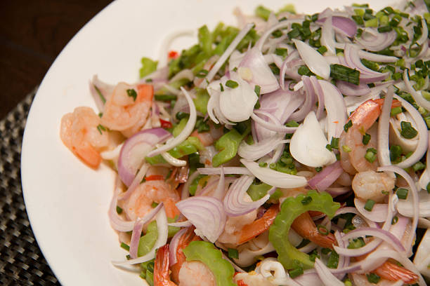 istock Thai Spicy salad with  shrimp 531049682