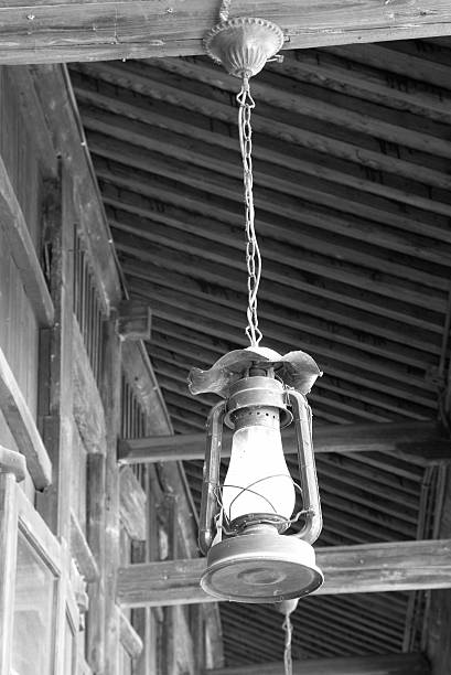 istock Old lamp hanging in roof 531050312