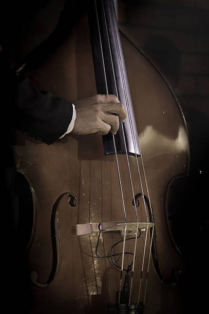 istock musician playing double bass. 531051205