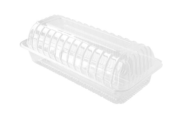 istock Long Transparent Food Box isolated on white background 531051245