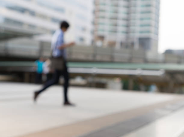 istock Blur abstract businessman background 531057420