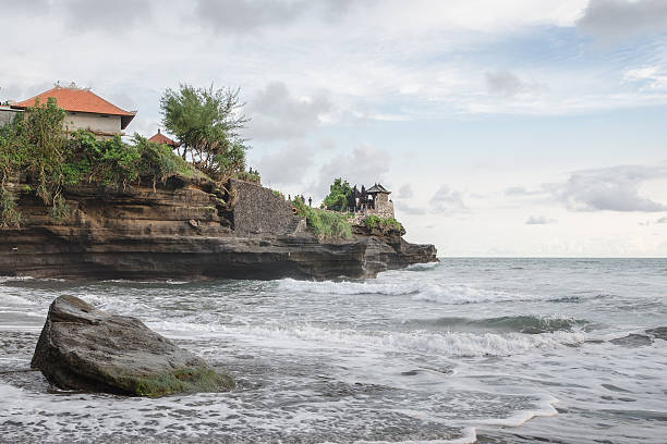 beautiful coastline of Tanah Lot