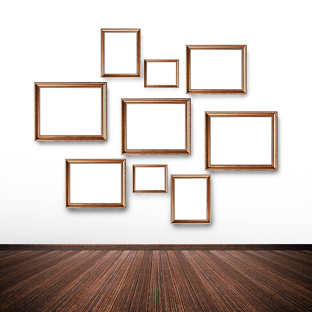 istock Picture frames on the wall inside the room 531058779