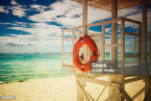 Lifebuoy Stock Photo - Download Image Now - 2015, Assistance, Beach