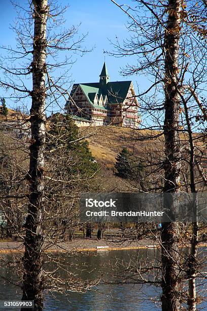 Lodge In The Trees Stock Photo - Download Image Now - 2015, Alberta, Autumn