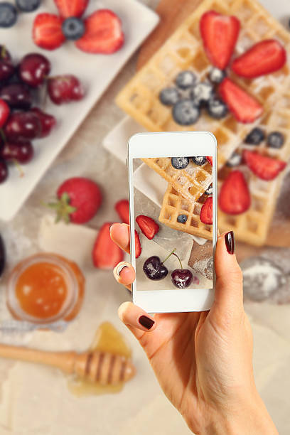 istock picture of sweet waffles 531061927