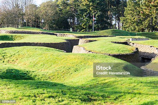 The Trenches And Craters On Battlefield Of Vimy Ridge Stock Photo - Download Image Now