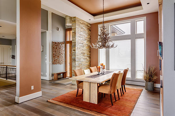 istock Dining Room in Luxury Home 531063383