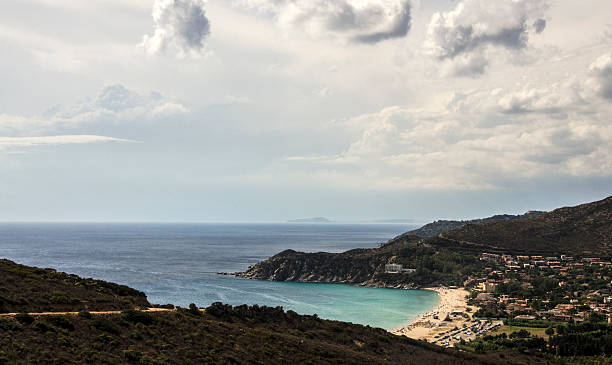 istock Costal landscape with sea, beach and a cloudy sky 531064283