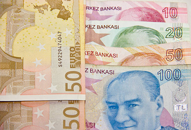 istock Euro and Turkish Lira 531065540
