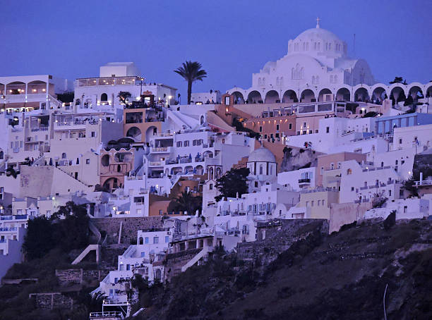 istock Nightfall Fira Santorini Greece 531065732