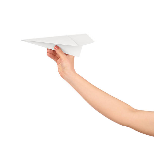istock Businesswoman throwing white 531067086