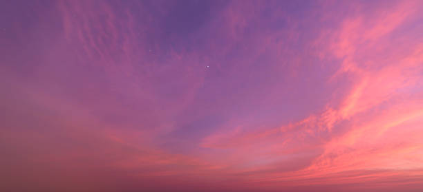 istock Abstract nature background.Moody pink, purple clouds sun set sky 531071242