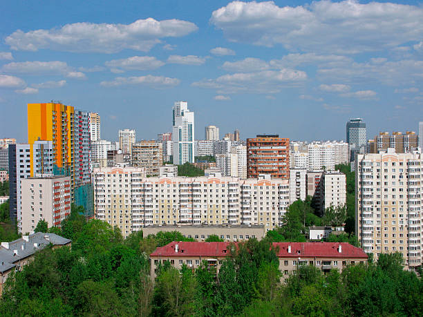 istock Residential district in Moscow, Russia 531071806