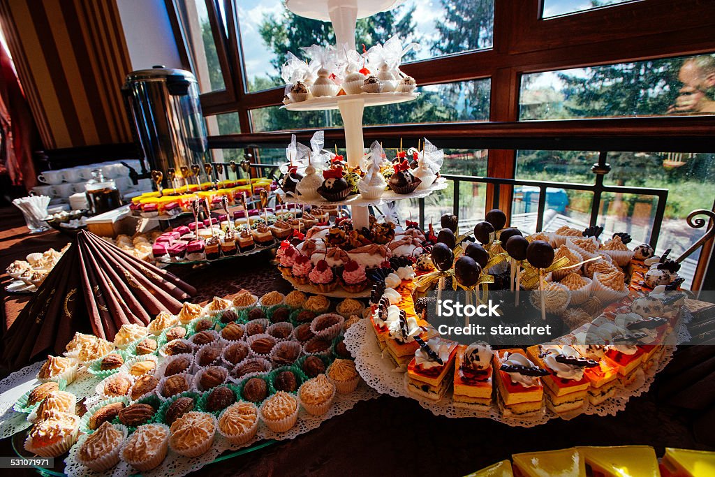 assortment of sweets and pastries 2015 Stock Photo
