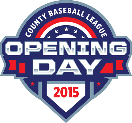 Perfect for your baseball league's opening day logo. 