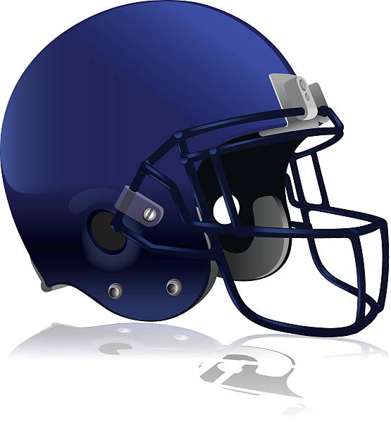 ベクトルアメリカンフットボールのヘルメット白で分離 - national championship点のイラスト素材／クリップアート素材／マンガ素材／アイコン素材