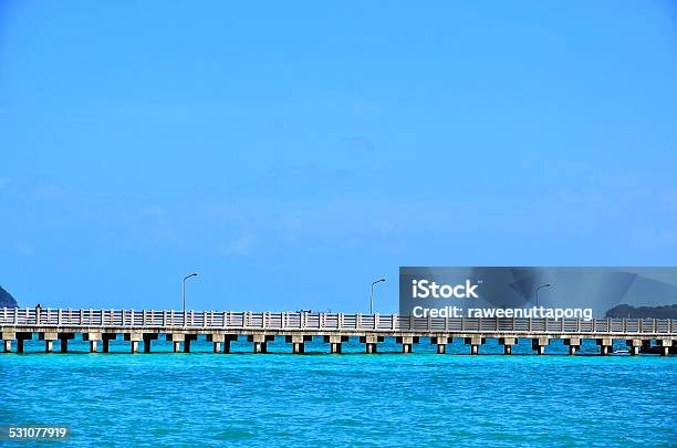 Pier In Heavenly Blue Place Stock Photo - Download Image Now - 2015, Animal Dung, Autumn