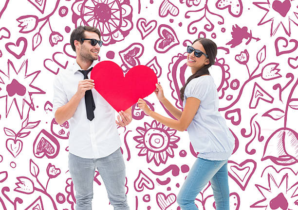 istock Composite image of hipster couple 531078279