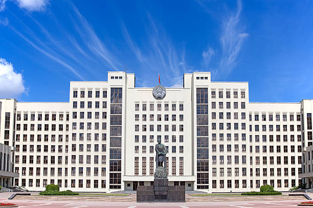 istock Parliament building in Minsk. Belarus 531083305