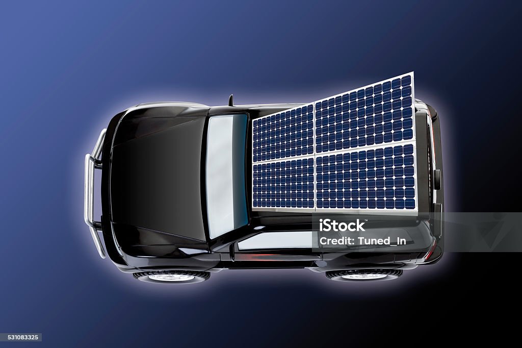 Solar car Electric Car Stock Photo