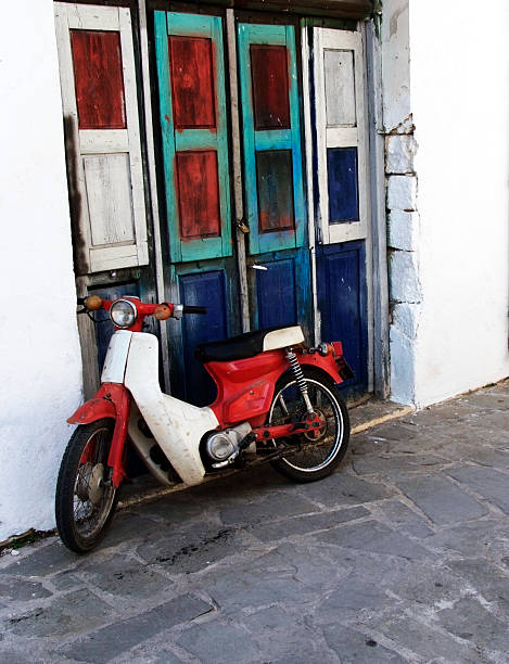 istock Vintage moto bike 531083375