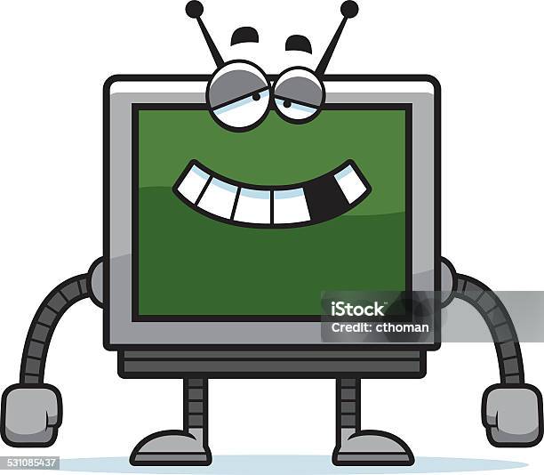 Computer Ignorance Images Malfunctioning Computer Monitor Stock Illustration - Download Image Now ...