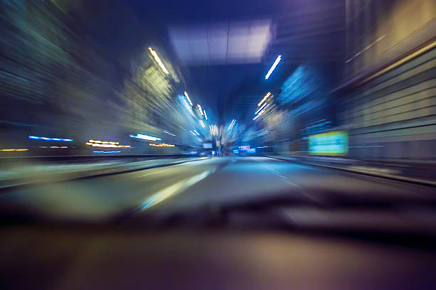 istock Blurred city, driver's point of view 531087871