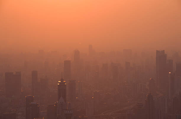 istock shanghai in  fog - a view from the top 531089925