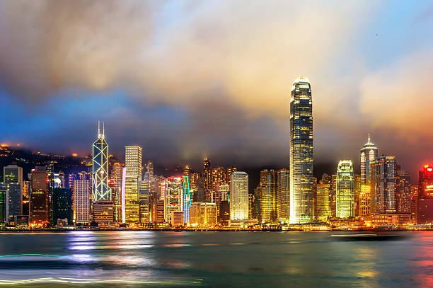 istock Modern city, Hong Kong, China. 531095647