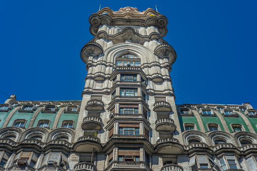 Palacio Barolo building on Mayo Avenue in Buenos Aires, Argentina.