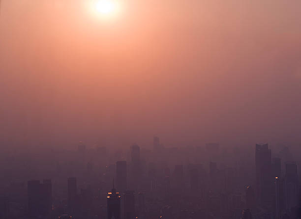 istock shanghai in  fog - a view from the top 531098093