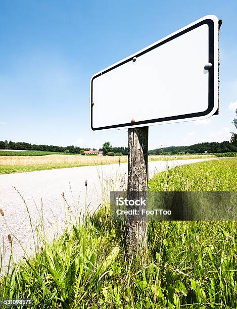 Blank Sign Stock Photo - Download Image Now - Road Sign, Blank, Empty