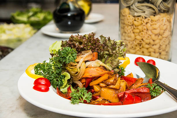 istock mixed Grilled varieties of vegetable salad 531100109