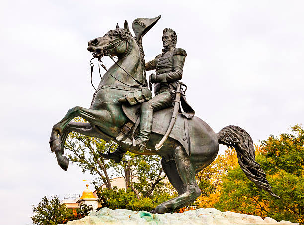 istock Jackson Statue Lafayette Park Autumn Pennsylvania Ave Washington 531106917