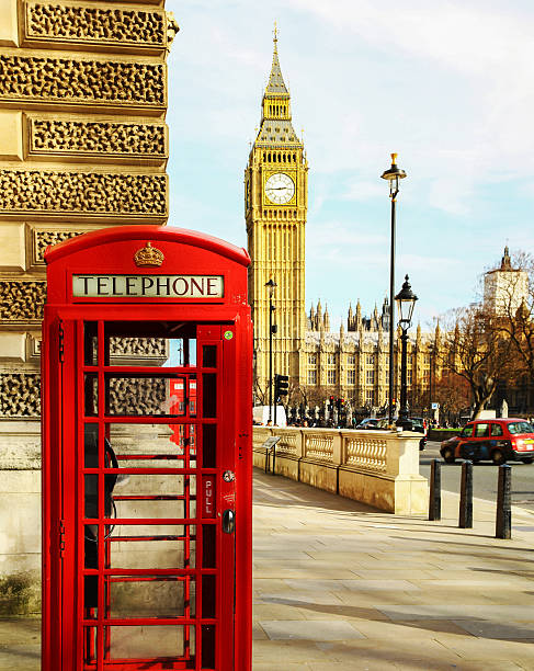 istock Telephone booth and Big Ben 531107141