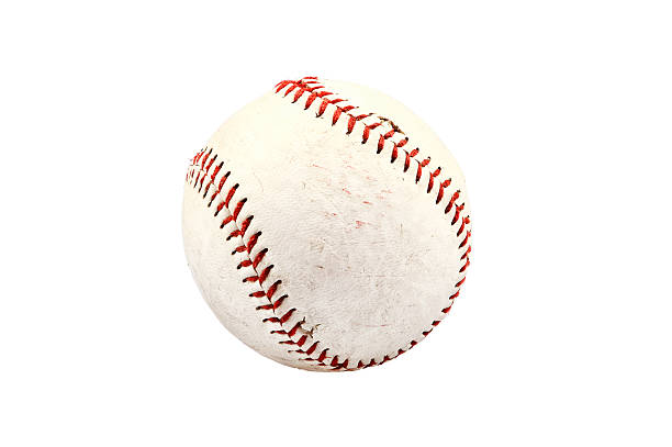 istock Dirty old Baseball Isolated on white 531109141