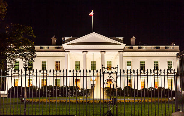 istock White House Night Pennsylvania Ave Washington DC 531109905