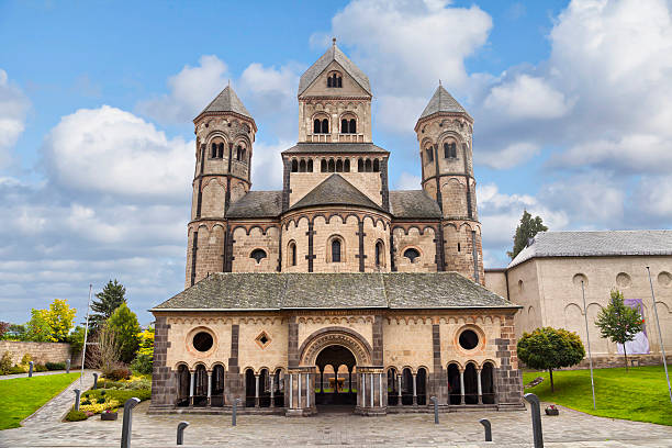 Church in Maria Laach Abbey, Rhineland-Palatinate, Germany