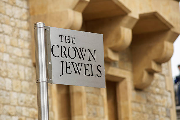 The crown jewels stock photo