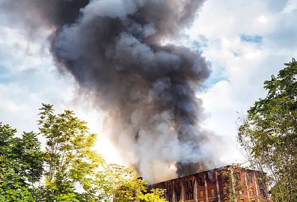 Photo of Fire In An Old Building