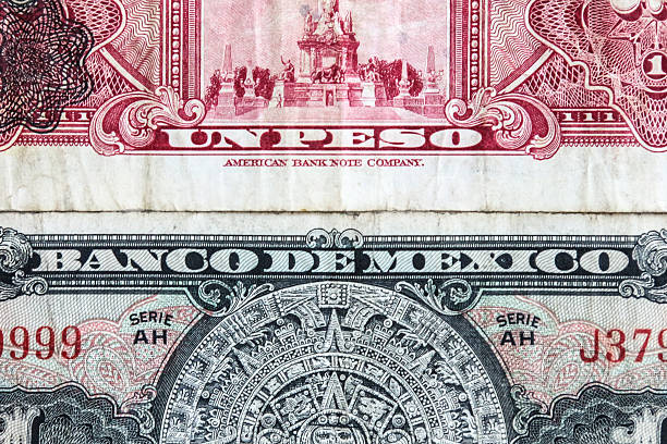 istock Front and back of an obsolete colorful uno peso note 531117017