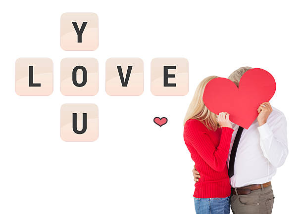 istock Composite image of mature valentines couple 531117407