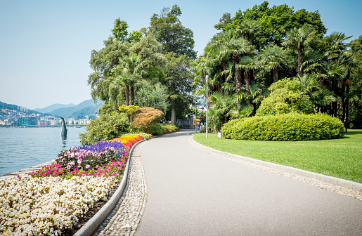 Park in Lugano, Switzerland