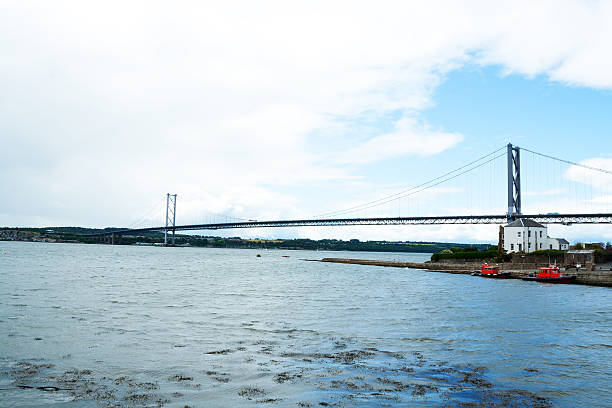 istock Forth Bridge in Scotland over fjord 531118743