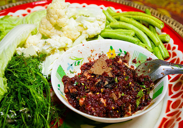 istock Thai spicy meat salad recipe 531119461