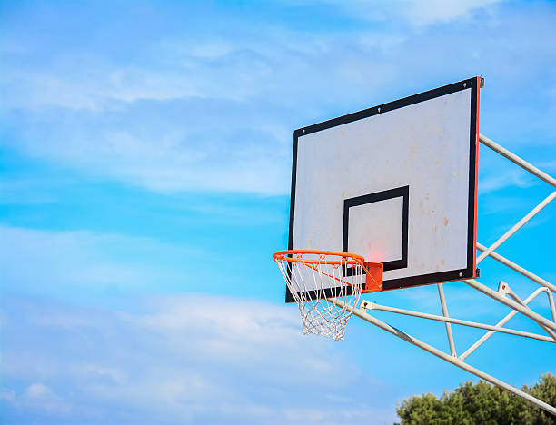 istock basketball hoop under a blue sky 531119961