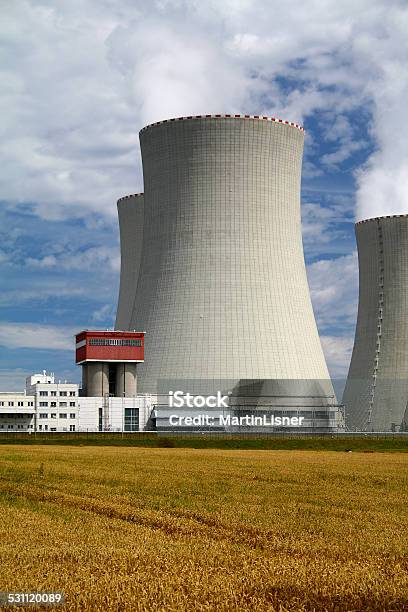 Nuclear Power Plant Temelin In Czech Republic Europe Stock Photo - Download Image Now