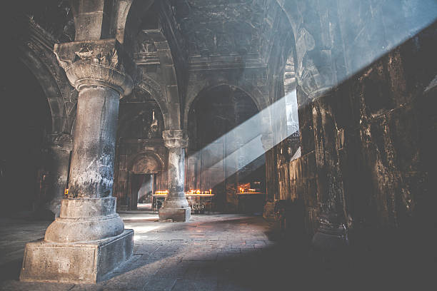 istock Ancient Armenian apostolic churcch - Geghard monastery, 12 century 531122809