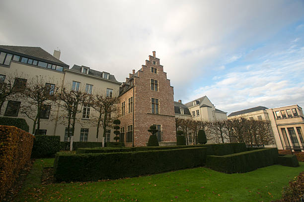 istock modern buildings with decorated garden in brussel belgium 531127513